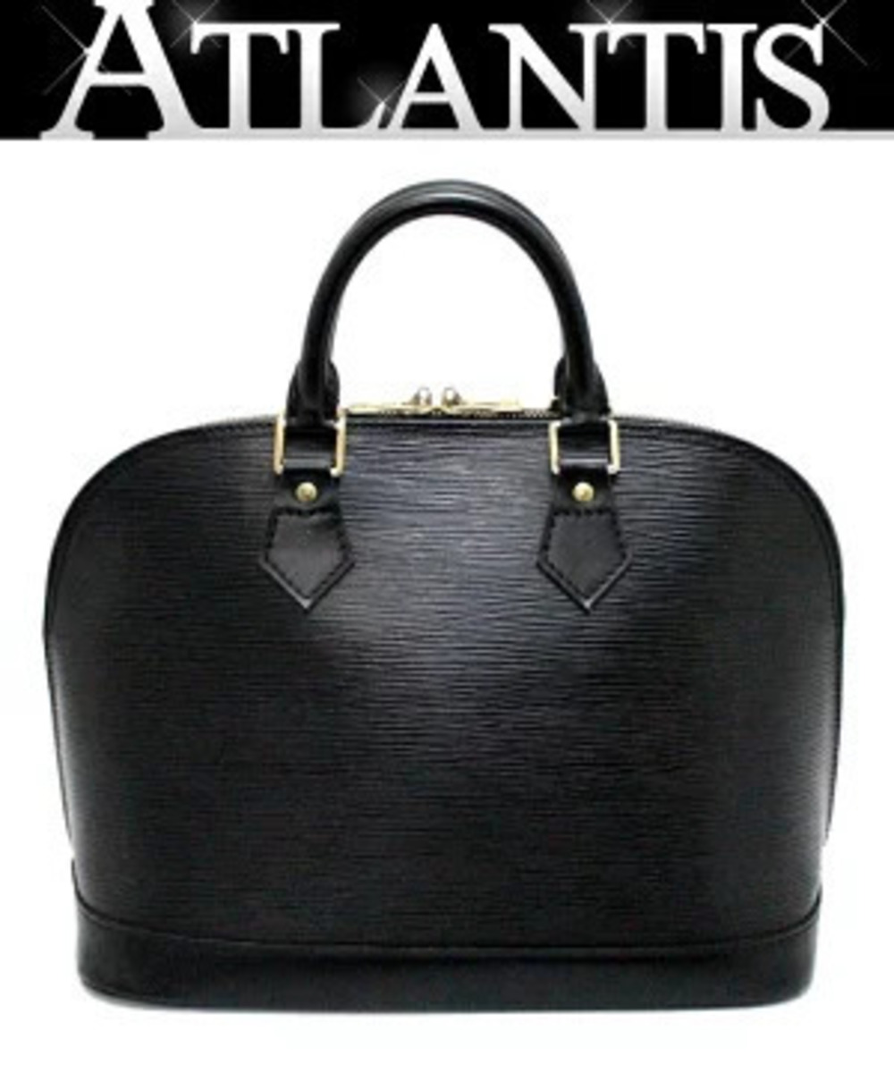 Louis Vuitton Alma handbag Epi leather Noir Black